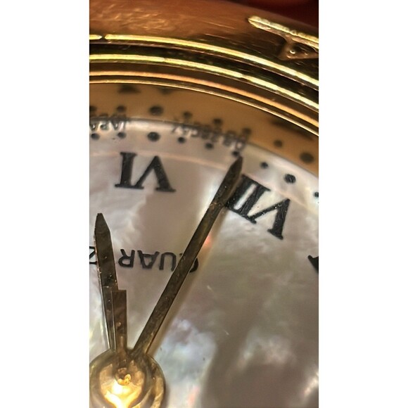 Dumont Saab Watch Gold Stainless Steel  Water Resist Beige Quartz DR 28057 - Picture 13 of 16